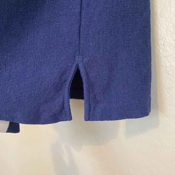 St. John Sport Boatneck Wool Blend Dress Size Medium Old Money Classic Coastal - Picture 3 of 6